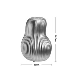 Darphe Nordic Silver Simple Art Gourd Porcelain Vase Ornaments Desktop Decoration - thumbnail 8