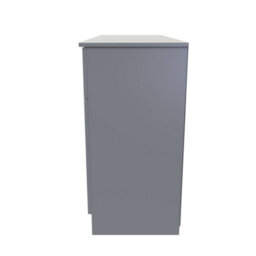 Heddon 6 Drawer Wide Chest In Dusk Grey (Ready Assembled) - thumbnail 2