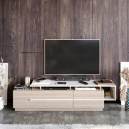 Decorotika Pia Tv Stand Tv Unit For Tvs Up To 60 Inch Cordoba & White - thumbnail 1