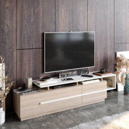 Decorotika Pia Tv Stand Tv Unit For Tvs Up To 60 Inch Cordoba & White - thumbnail 2