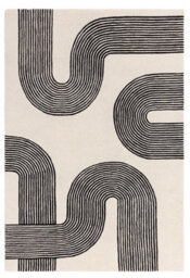 Asiatic Matrix 87 Arches Black Rug-160Cm X 230Cm - thumbnail 1