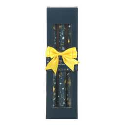 Something Different Starry Night Taper Candle (Pack Of 3) Dark Blue (One Size) - thumbnail 3