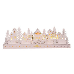Samuel Alexander 15Cm Battery Operated Light Up Wooden House Scene With 15 Warm White Leds - thumbnail 8