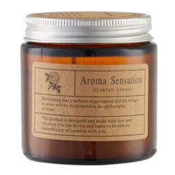Living And Home 3 Pcs Eco-Friendly Fragrant Soy Wax Candles In Tan Glass Jars - thumbnail 1