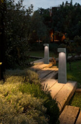 Luminosa Lighting Luminosa Simenti Led Outdoor Bollard Light Grey Ip65 - thumbnail 2