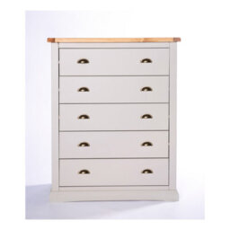 Cabinet Bits Loreo 5 Drawer Chest Of Drawers Brass Cup Handle - thumbnail 1