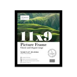 11X9 Black Picture Frame (27.9 X 22.9Cm) Poster, Photo, Artwork, Gallery Wall Or Print - thumbnail 1
