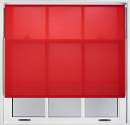 Furnished Daylight Roller Blinds - Red Trimmable Blind For Windows And Doors (W)80Cm (L)210Cm