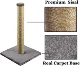 "Divchi 16"" Cat Scratching Post 40 Cm For Cats - Keep Your Cat Happy And Your Furniture Safe" - thumbnail 2