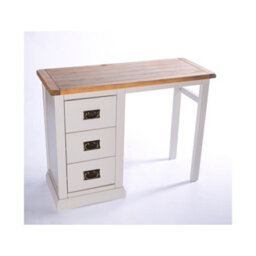 Cabinet Bits Loreo 3 Drawer Desk - Dressing Table Brass Drop Handle - thumbnail 2