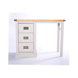 Cabinet Bits Loreo 3 Drawer Desk - Dressing Table Brass Drop Handle - thumbnail 3