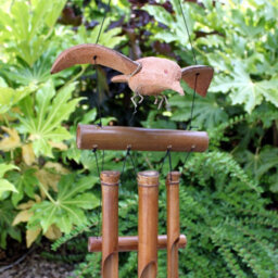 Handmade Bamboo Wind Chimes With Wildlife
