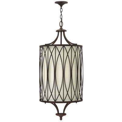 Elegant Victorian Bronze 4-Bulb Ceiling Pendant Light With E14 Led Fitting