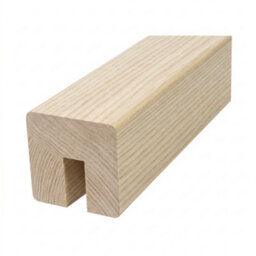 Ash Handrail Square 4.2M - 13mm Groove For Square Metal Spindles Uk Manufactured Traditional Products Ltd - thumbnail 2