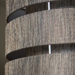 Inlight Ponte Blue Metallic Effect Contemporary Trio Cylinder Light Shade (D)33Cm - thumbnail 3
