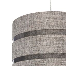 Inlight Ponte Blue Metallic Effect Contemporary Trio Cylinder Light Shade (D)33Cm - thumbnail 6