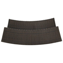 Berkfield Garden Bar Table Brown 120X55X110 Cm Poly Rattan - thumbnail 5