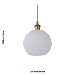First Choice Lighting Set Of 2 Betchley - Antique Brass Braided Pendants With White Shade - thumbnail 7