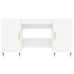 Berkfield Desk White 140X50X75 Cm Engineered Wood - thumbnail 6