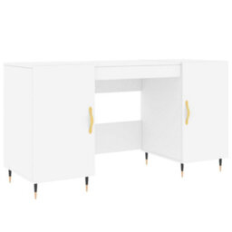 Berkfield Desk White 140X50X75 Cm Engineered Wood - thumbnail 2