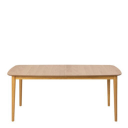 Wyld Haus Novi Sad Natural Oak Extending Rectangular Dining Table - Seats 6 - thumbnail 4