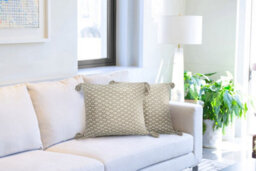 Stockholm Cushion Cover In Taupe - thumbnail 2