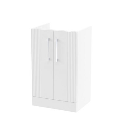 Hudson Reed Deco Floor Standing 2-Door Vanity Unit, Stylishmodern Vanity Unit In Bathroom For Contemporary Interiors - image 1