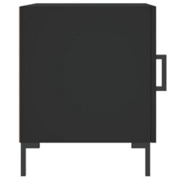 Berkfield Bedside Cabinets 2 Pcs Black 40X40X50 Cm Engineered Wood - thumbnail 5