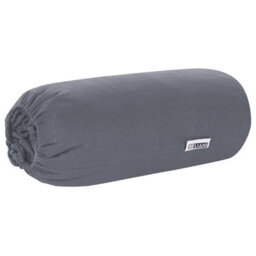 Beliani Fitted Sheet Janbu Cotton 200 X 200 Cm Dark Grey - thumbnail 6
