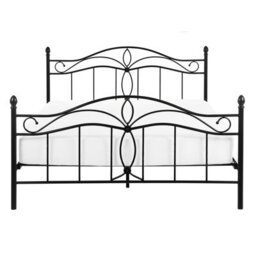 Beliani Bed Metal Antlia 140 X 200 Cm (Eu Double) Black - thumbnail 5