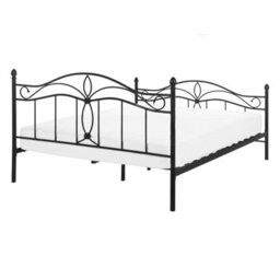 Beliani Bed Metal Antlia 140 X 200 Cm (Eu Double) Black - thumbnail 6