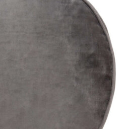icon Natalia Velvet Adults Bean Bag Armchair And Pouffe, Ready Filled Large Beanbag And Footstool Charcoal Grey - thumbnail 7