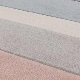 Grey Multicoloured Pink Modern Geometric 13mm Thick Stain-Resistant Rug For Living Room, & Dining Room-120Cm X 170Cm - thumbnail 8