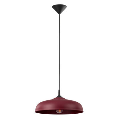 Sollux Lighting Gina Steel Burgundy 1 Lights Minimalist Pendant Lamps - image 1