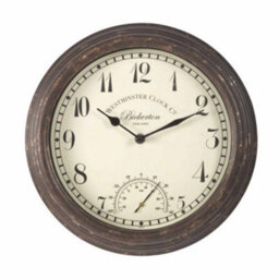 Marco Paul 12In Bickerton Wall Clock & Thermometer - thumbnail 2