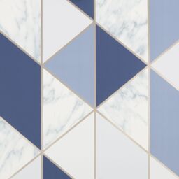 Sublime Marble Navy Metallic Effect Geometric Smooth Wallpaper - thumbnail 2