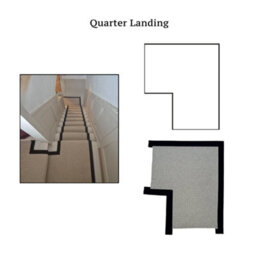 RainbowHome Herringbone Java Stair Runner With 100% Cotton Wine Border Sample - thumbnail 5