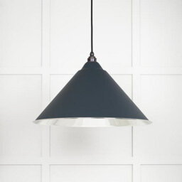 From the Anvil Smooth Nickel Hockley Pendant In Soot - thumbnail 1