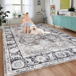 Ameha Cashmere Rugs Soft Luxury Large Area Rug Soft Short Pile Living Room Bedroom Carpets(Harmony, 200X290Cm) - thumbnail 5