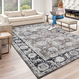 Ameha Cashmere Rugs Soft Luxury Large Area Rug Soft Short Pile Living Room Bedroom Carpets(Harmony, 200X290Cm) - thumbnail 4