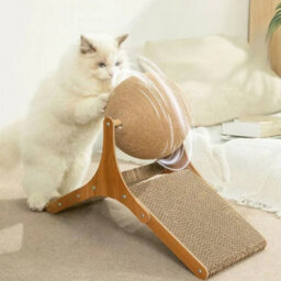 Thehotsale Cat Scratching Boards With Sisal Ball Pet Toy, 15Cm(W) X 35Cm(D) X 26Cm(H) - thumbnail 2