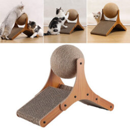 Thehotsale Cat Scratching Boards With Sisal Ball Pet Toy, 15Cm(W) X 35Cm(D) X 26Cm(H) - thumbnail 5
