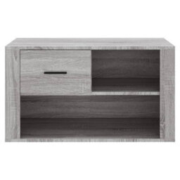 Berkfield Shoe Cabinet Grey Sonoma 80X35X45 Cm Engineered Wood - thumbnail 5