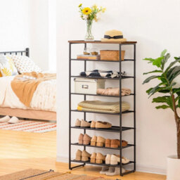 60 X 28.5 X 126 Cm Shoe Rack Shoe Storage Organizer Corner Shelf Display Shelf - thumbnail 4