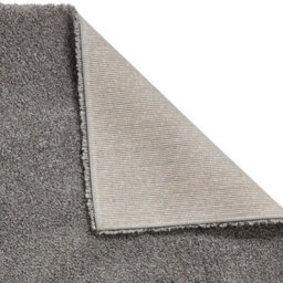 Grey Plain Shaggy Modern Plain Easy To Clean Rug Soft For Dining Room -80Cm X 150Cm - thumbnail 5