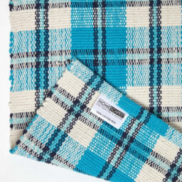 Homescapes Irvine Handwoven Blue Tartan 100% Cotton Rug, 150 X 240 Cm - thumbnail 5