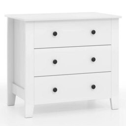 3-Drawer Dresser Wide Chest Of Drawers Modern Large Nightstand Closet Storage - thumbnail 5