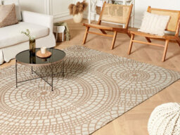 Beliani Rug Ariba White Beige 200 X 300 Cm Jute - thumbnail 2
