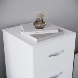 Lassic Vida Designs Riano White 5 Drawer Narrow Chest (H)900mm (W)345mm (D)360mm - thumbnail 3