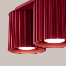 Luminosa Lighting Luminosa Aura Surface Mounted Downlight Burgundy 2X Gu10 - thumbnail 4